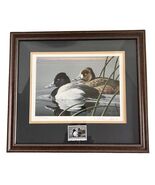 SIGNED NUMBERED  $12.50 Duck Stamp Lithograph Neil R. Anderson Framed Wi... - €126,28 EUR