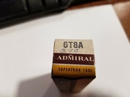 NOS vintage electron Admiral GE radio amplifier vacuum tube - 6T8A - €3,39 EUR