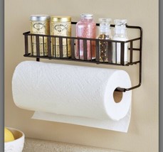 Kitchen Wall Mounted Shelf With Paper Towel Holder (col) J5 - $89.09