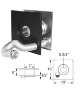 Dura-Vent 3 PelletVent Pro Wall Thimble Air Intake Kit - €270,63 EUR