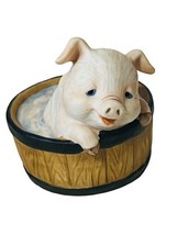 Enesco Pig Figurine Anthropomorphic Farm Hog Piglet sculpture gift farm ... - $23.71
