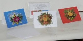 Natural Beauty Christmas Frameable 5X7 Christmas Card 3 Designs Package 6 - £11.84 GBP