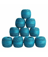 Red Rose Cotton Crochet Threads Mercerized Knitting Embroidery Yarn Ligh... - £18.12 GBP