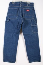 Men Clothing Dickies blue jean carpenter work pants size 32 30 - £14.70 GBP