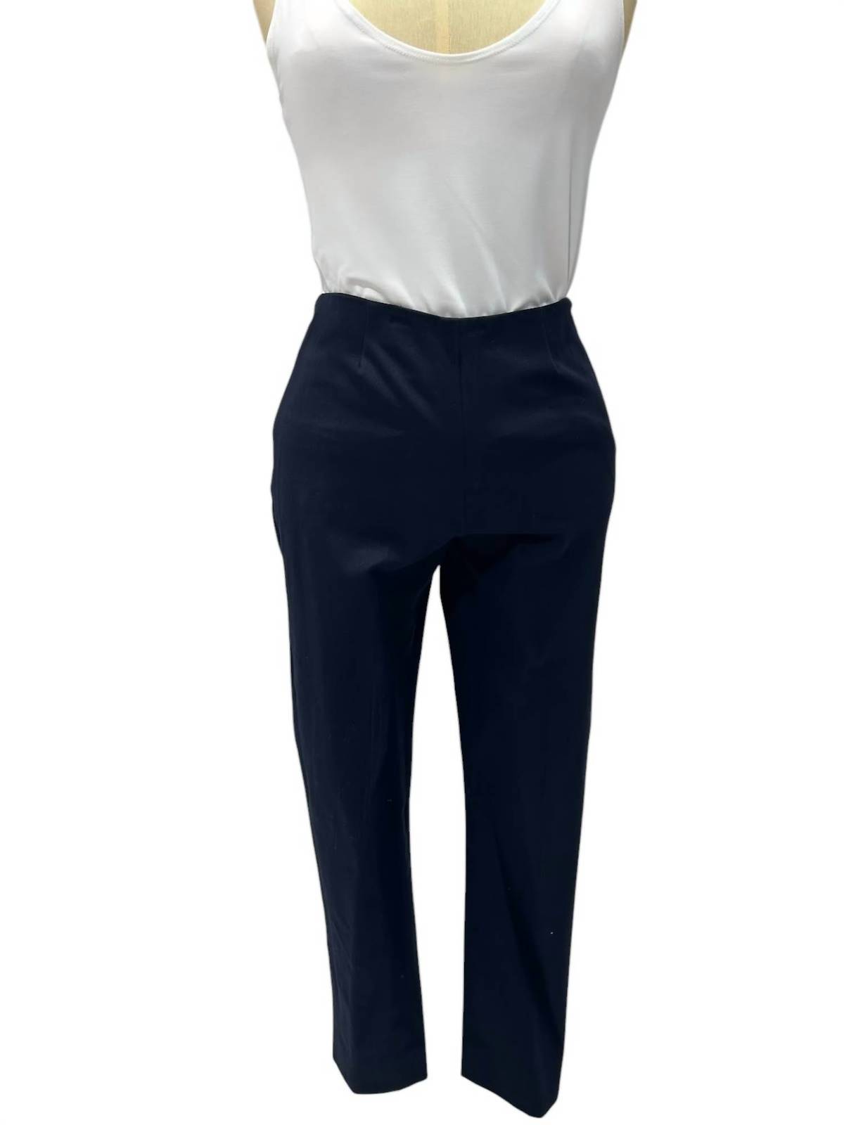Peace Of Cloth lisa pant in blossom twill in NAVY - size 0
