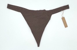 SKIMS Kim Kardashian Fits Everybody T-String Thong Panty Cocoa Brown Siz... - $11.75