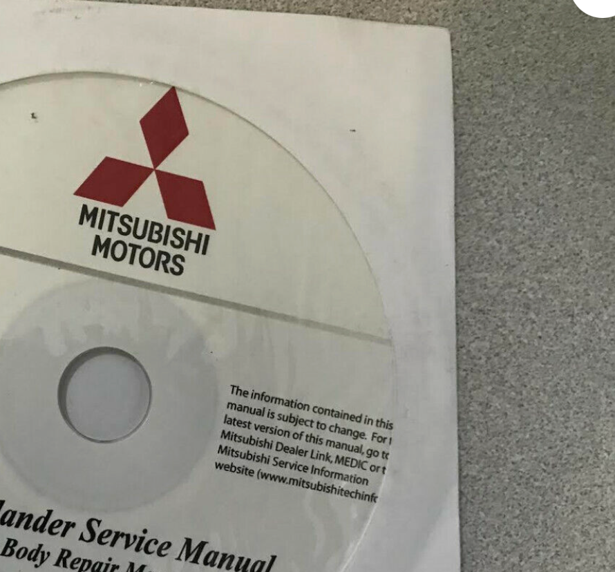 Manuale Di Riparazione E Servizio 2023 MITSUBISHI OUTLANDER Su CD - $251.56