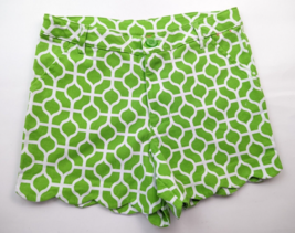 J Khaki JK Shorts Lime Green Lattice Girls size 14 - £9.38 GBP