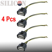 4X Connector Plug Harness Ignition Coil Toyota Lexus 4-Way Female - £23.17 GBP