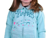 Iron Fist Bambine Ragazze Happy Camper Aqua Felpa Pullover W Pelliccia C... - $16.43