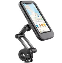 Universal Waterproof Bike Mount Cellphone Holder for Motorcycles 360° Adjustable - £14.18 GBP