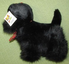 Schnauzer Plush Dog Germany Bob Der Bär Tags Black Scottie Kuschelweich 12&quot; Toy - £12.58 GBP