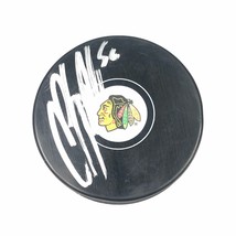 ERIK GUSTAFSSON signed Hockey Puck PSA/DNA Chicago Blackhawks Autographed - £47.01 GBP