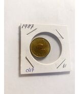 1987 Argentina 1 Centavo Coin with Bird Design - Vintage Collectible - $3.93 CAD