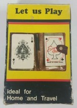 Let Us Play Playing Cards 1977 Emson Inc For Home or Travel - £11.19 GBP