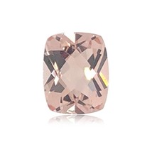 Natural Pinkish-Peach Morganite Elongated  Cushion Checker shape AAA Quality fro - £50.95 GBP