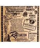 Ritz Carlton Atlantic City Advertisement 1963 Boardwalk Hotel Thanksgivi... - $745.09 MXN