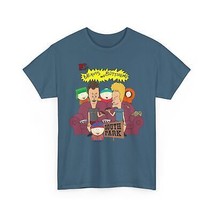 Funny Cartoon Mashup Heavy Cotton Tee, Beavis and Butthead South Park Shirt - $19.50+