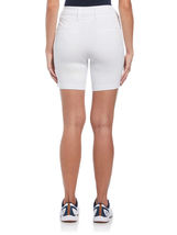 NWT Ladies CALLAWAY Truesculpt EcoVero WHITE Pullon Stretch Shorts S & M image 2