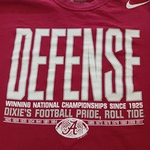 Nike Standard Fit Dixie's Football Pride Men's Red Cotton T-Shirt Long Sleeve L image 5