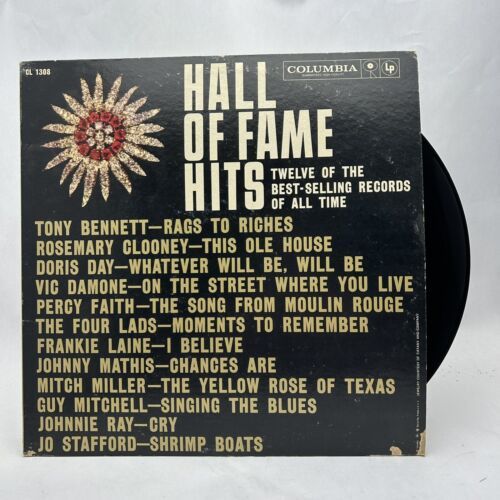 Primary image for 1959 Hall of Fame Hits 12 Best Selling Records Vinyl LP Record Album