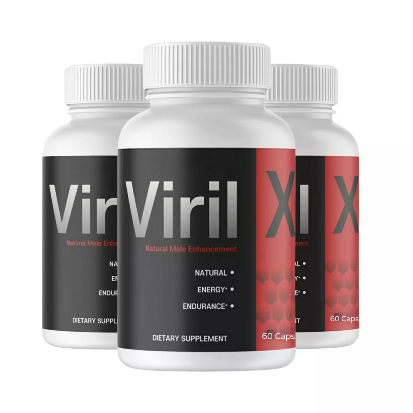 3-Pack Viril X All Natural Formula Dietary Supplement - 180 Capsules - $78.54