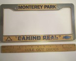 LICENSE PLATE Plastic Car Tag Frame MONTEREY PARK CAMINO REAL 14D - $24.96