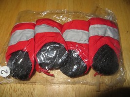 Sherpa Lined Dog Shoes for Small Dogs, Anti-Slip Dogs Boots, Red Size #2 - $153.91 MXN