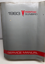 1993 GM Pontiac Sunbird Service Shop Repair Workshop Manual FACTORY OEM - $7.96