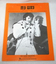 Vintage Elvis Presley My Way Photo Cover Sheet Music 1969 - £10.17 GBP