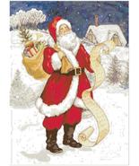 Counted Cross Stitch patterns/ Santa Checking His List/ Santa Claus 23 - $5.00