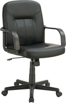 Coaster Home Furnishings Co- Adjustable Height Office Chair, Black - £105.71 GBP