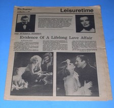 Gordon Lightfoot Leisuretime Newspaper Supplement Vintage 1980 - $24.99