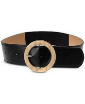 I.n.c. Round Buckle Faux Leather Stretch Belt - $488.04 MXN