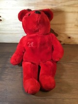 Salvinos Big Bammers Mark McGwire #25 Plush 14&quot; Red Collectible Teddy Bear - £6.47 GBP