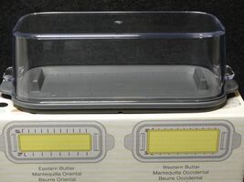 Eparé Large Butter Dish With Lid For Countertop BPA-Free 7.9&quot;L x 3.35&quot;W ... - $17.82