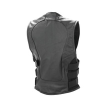 Rocky Mountain Hides Solid Genuine Buffalo Leather Vest 3 Pockets Side S... - $1,061.62 MXN+