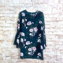 Club Monaco Sanai 100% Silk Floral Shift Dress Size 2 - £37.36 GBP