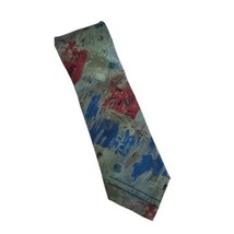 FENDI Cravatte Men&#39;s Pure Silk Handmade in Italy Tie Abstract Print - £24.28 GBP