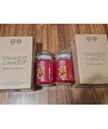 Lot of 2 Yankee Candle Large Jar Home For The Holidays 22 oz - £51.75 GBP