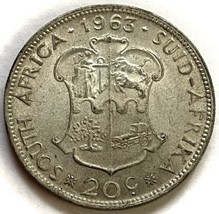 1952 Silver South Africa 5 Shillings King George V Coin Condition UNC - £25.31 GBP