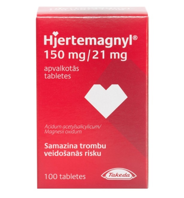 Hjertemagnyl 150 mg, 100 coated tablets - $24.89