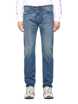 DIESEL Uomini Jeans Slim Fit Thommer Solido Blu Taglia 29W 32L 00SB6D-009EI - £59.00 GBP