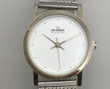 Skagen Watch Women 26mm Silver Tone White Dial Mesh Band New Battery 7&quot; - $29.69