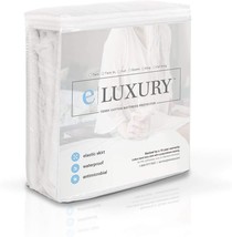 Fitted Terry Cotton Mattress Protector With A Waterproof, Year Warranty. - £26.17 GBP