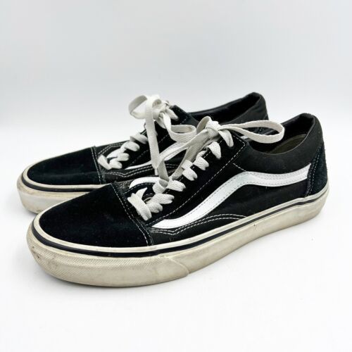 VANS Off the Wall “Old Skool” Skate Shoes Suede Canvas Black US Men 7 Wo... - $49.99