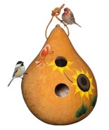 SUMMER SUNFLOWERS BIRDHOUSE - Amish Handmade &amp; Hand Painted Gourd - $73.49 CAD