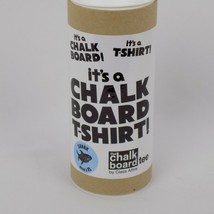 Shark T-Shirt Chalk Board Men&#39;s Size XL NIP includes Box Colored Chalk P... - $14.52
