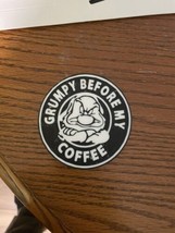 Grumpy Before Coffee 3d Printed coaster - $4.95