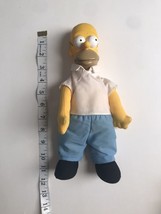 Vintage 1990 Homer Simpson Plastic Plush Doll 11” - $12.82